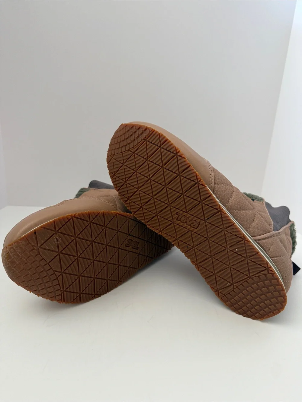 Teva Ember Commute WP Women’s 8 Waterproof Quilted Ankle Boots Tan